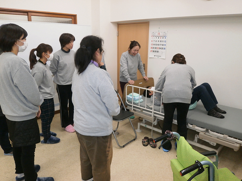 事例を基にした移乗研修